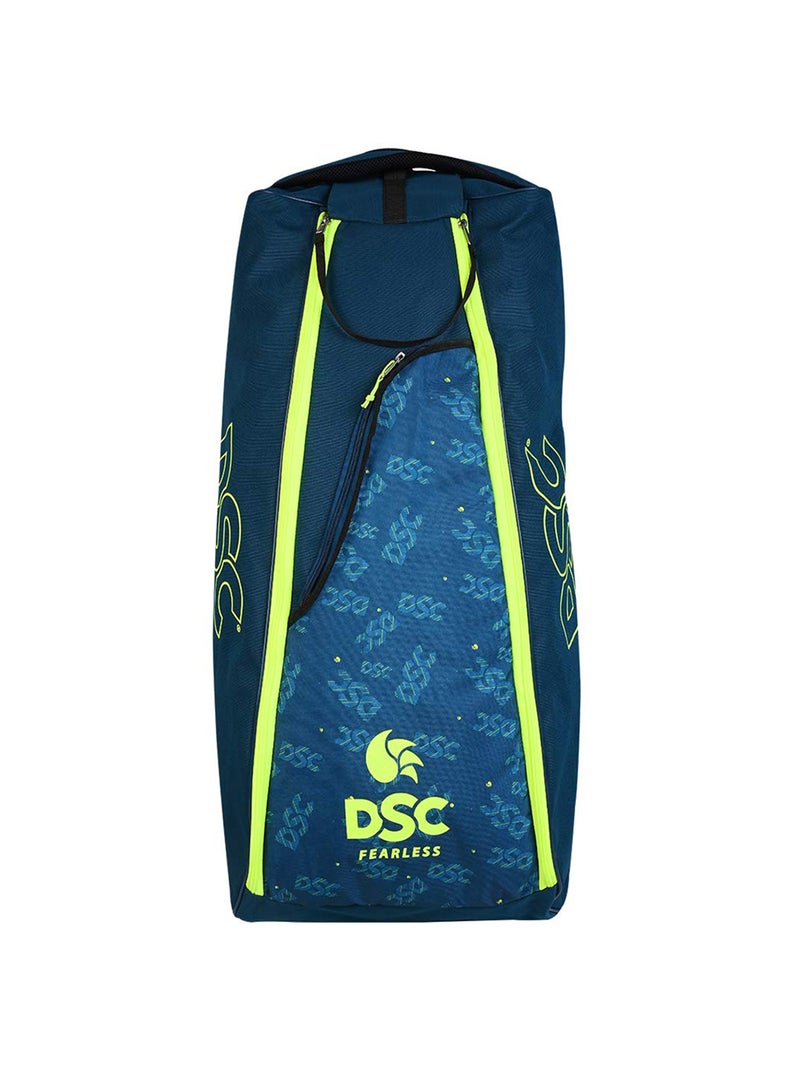 DSC حقيبة معدات لعبة الكريكيت من البوليستر Condor Patrol Wheelie (أزرق/أخضر، 95 × 39 × 32 سم) - Image 2
