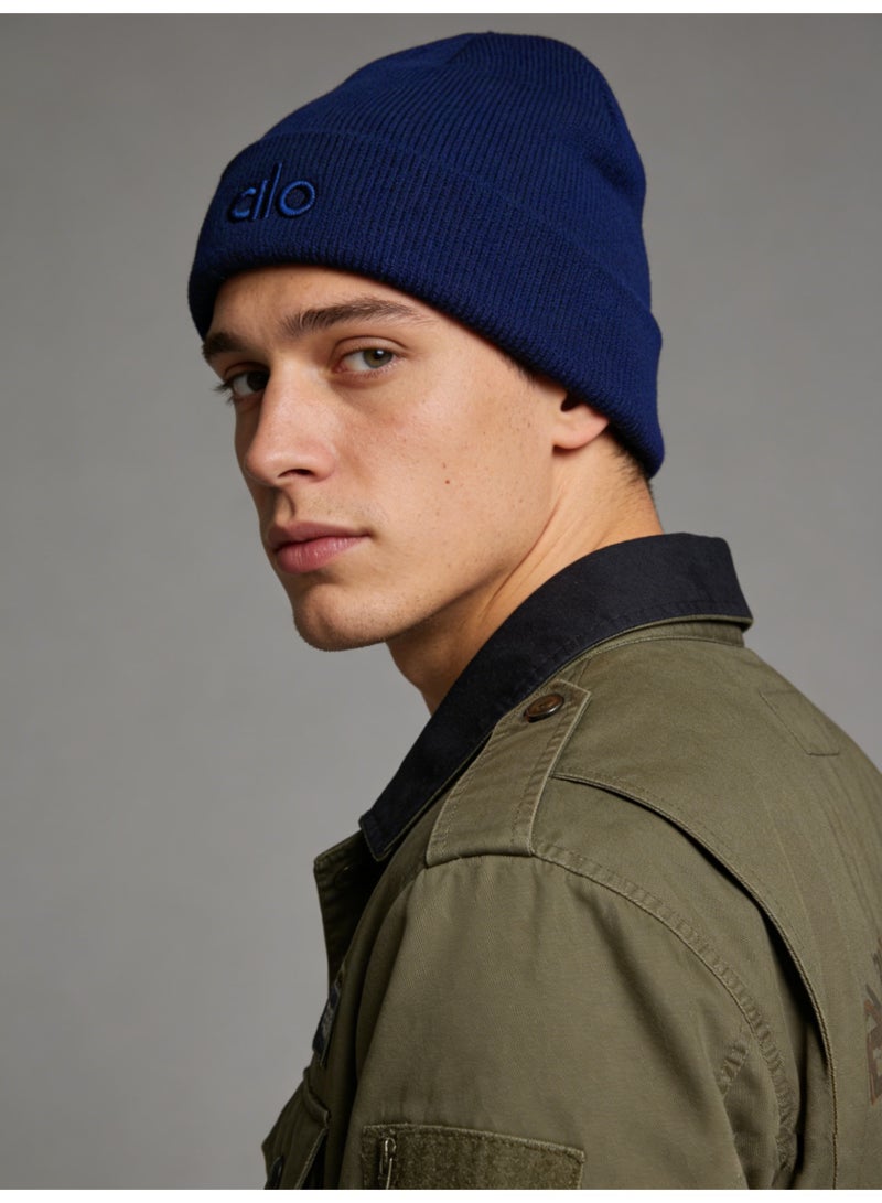 Alo World knitted hats for men and women wool hats with big heads around their faces, cold hats, outdoor cold-proof and warm pullovers in autumn and winter. - Image 5