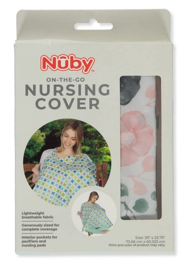Nuby Nuby On The Go Nursing Cover, Colors May Vary, 29’’ x 23.75’’  - Image 1