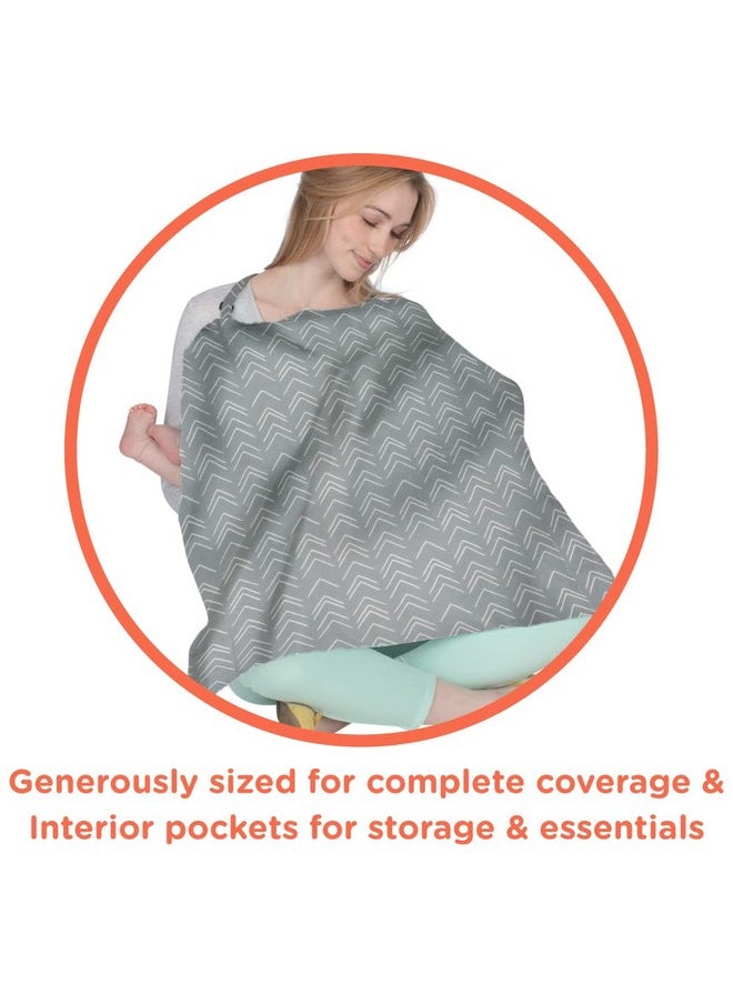 Nuby Nuby On The Go Nursing Cover, Colors May Vary, 29’’ x 23.75’’  - Image 2