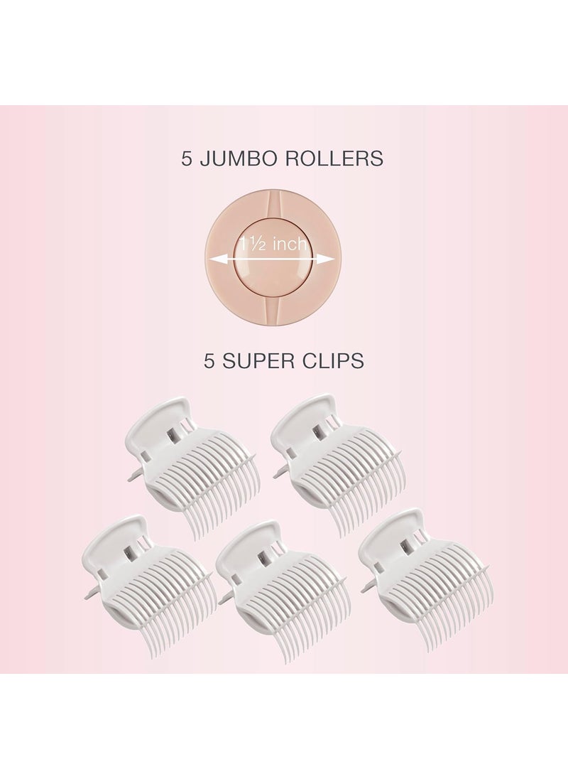 CONAIR Conair Double Ceramic Hot Rollers for Long Medium and All Hair Hair Curler Hair Roller Clips Included 1 12inch Rollers  - Image 4