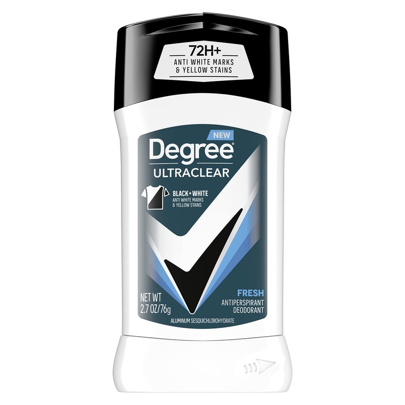 Degree Men UltraClear Antiperspirant Deodorant Fresh 72-Hour Sweat & Odor Protection Antiperspirant For Men With MotionSense Technology 2.7 oz - Image 1