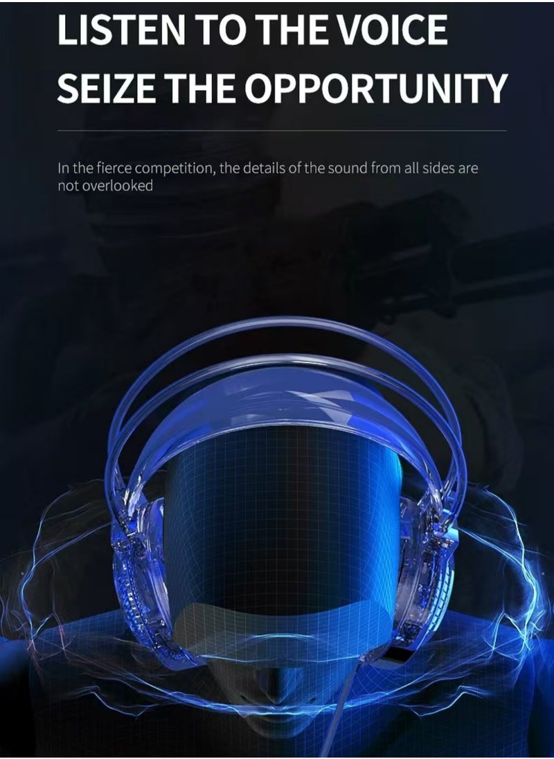 PANTSAN Gaming Wired Over the Ear Headsets with Mic,Gaming Headset 50mm Drivers and Memory Foam Cushion For PC, PS4, PS5, Switch  - Image 5