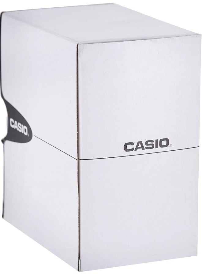 Casio Men's White Dial Leather B and Watch, Black, MTP-1183E-7BDF - Image 4