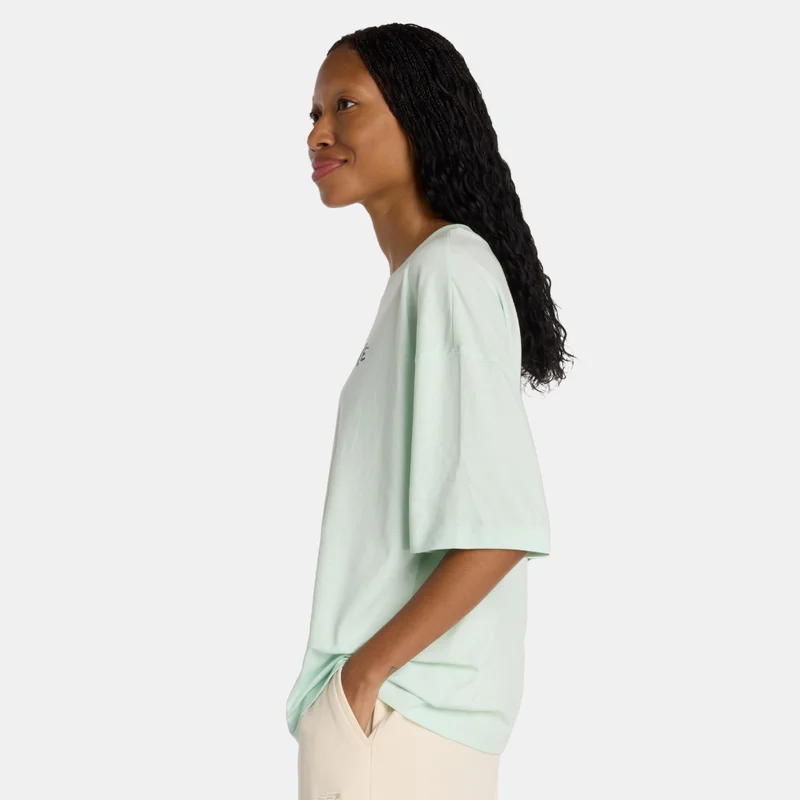 New Balance Green Women's Visibly Loved T-Shirt for Women | Best Price UAE