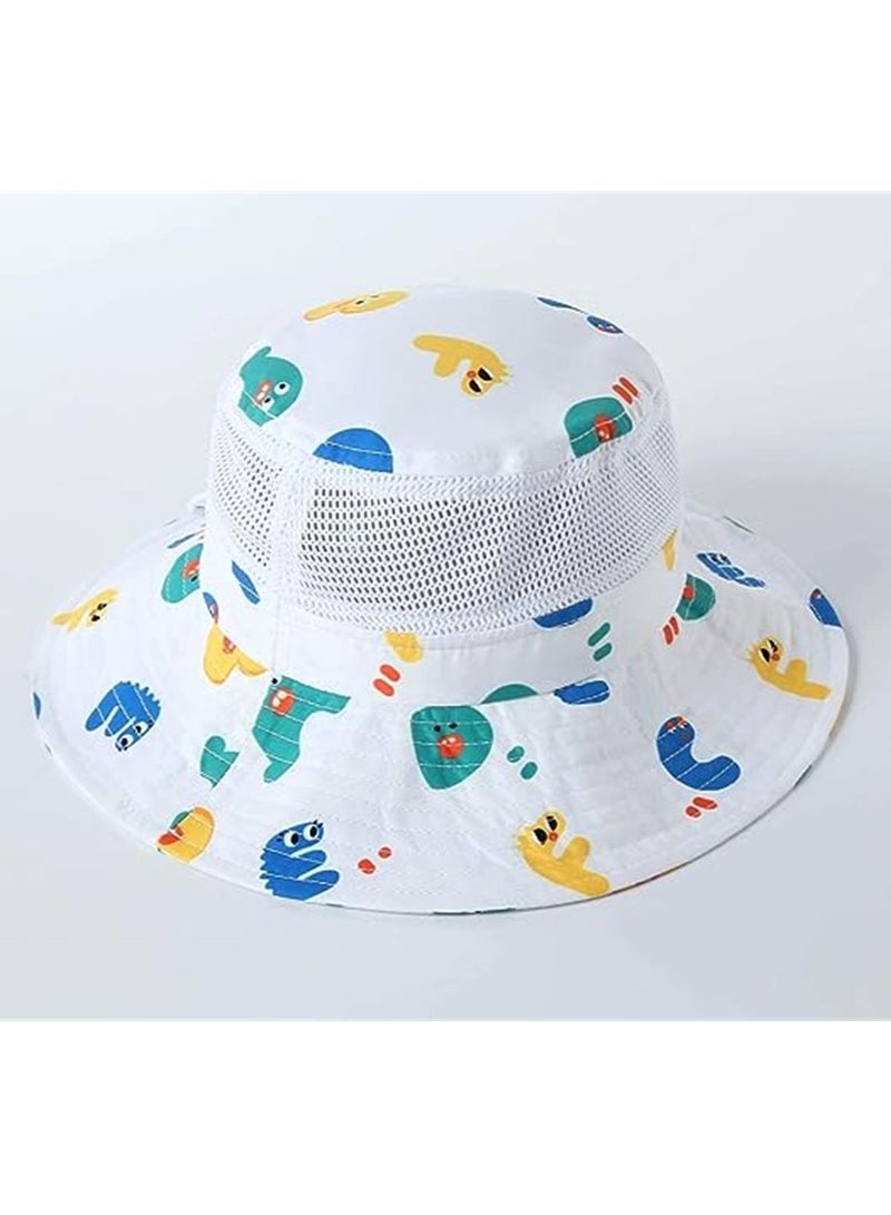Wide Brim Mesh Kids Sun Hat Toddler Baby Sun Protection Hats - Image 1