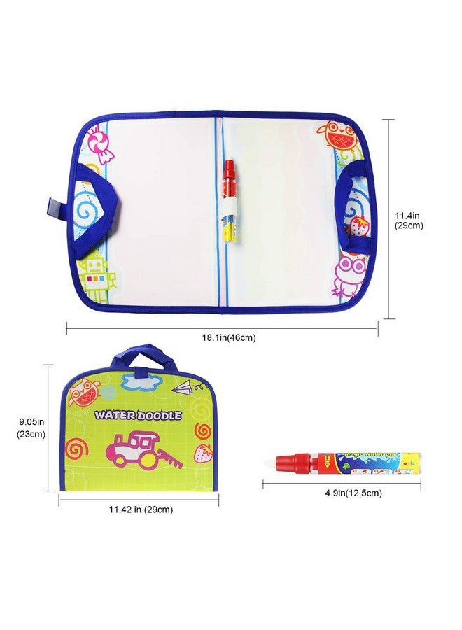 Coolplay Kid Activities Water Drawing Mat Painting With Water Pen Airplane Travel Toy For Toddlers - Image 4