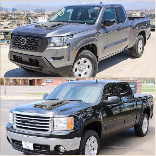 DREAMOTOR Hood Scoops For Cars, Universal Hood Scoop Hood Vents, Automotive Hood Scoops for Trucks Compatible with Dodge Ram 1500 2500 F150 F250 F350 Toyota Tundra GMC Sierra 1500 2500 Jeep Wrangler - Image 3