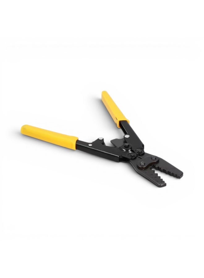 كماشة ضغط كابلات احترافية (Crimping Tool)، أداة كبس الأسلاك الكهربائية شديدة التحمل مع مقابض مريحة. - Image 3