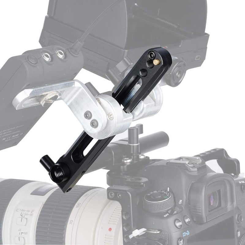 NICEYRIG 15mm Single Rod Clamp with Quick Release NATO Rail Double Sided, 1/4 Thread - 298 - Image 2