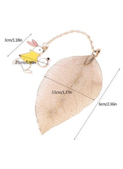Generic Metal Leaf Bookmark With Rabbit  - Image 4