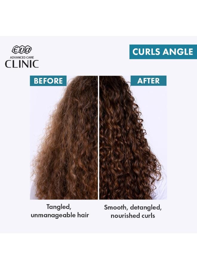 Eva Clinic Curls Conditioner with Shea Butter & Linseed for Wavy, Curly & Coily Hair 230 ML - Image 4