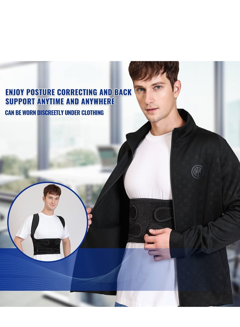 Posture Corrector for Men and Women,Fully Adjustable Back Brace Posture Corrector,Lightweight and Breathable Back Support and Scoliosis Back Brace for Posture Correction - Image 3
