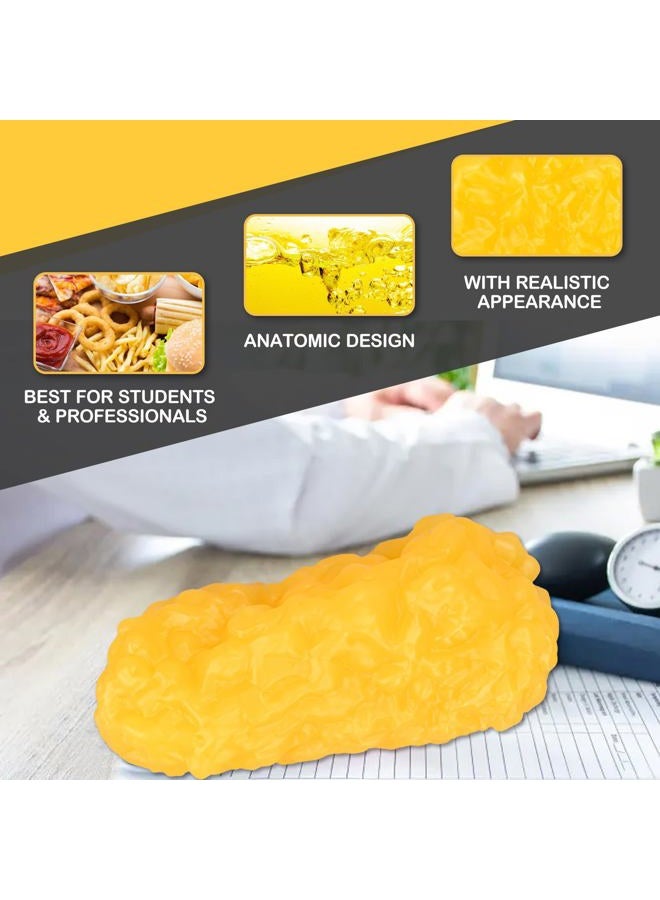 Skillssist Human Body Muscle & Fat Replica 1lb with Display Base, Silicone Realistic Anatomic Muscle Tissue & Fat Model for Nutritionists, Athletes, and Medical Students. - Image 3