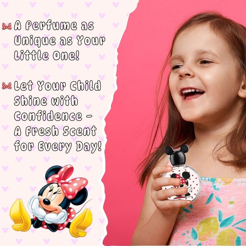 Disney Minnie Mouse, Disney, Fragrance, for Kids, Eau de Toilette, EDT, 3.4oz, 100ml, Perfume, Spray, Made in Spain, by Air Val International - Image 4