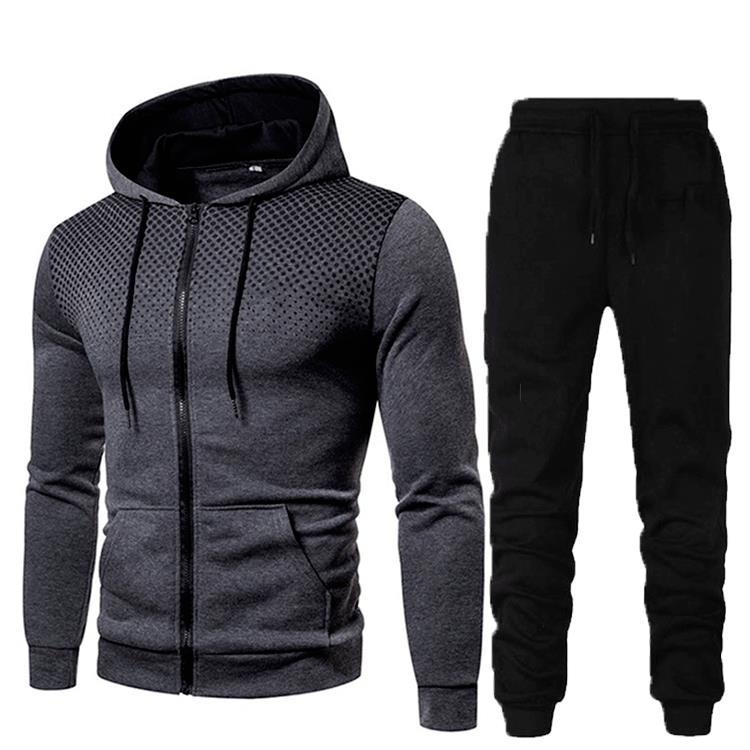 2024 autumn and winter AliExpress new cross-border mens casual cardigan hooded vests 3D printing mens wholesale suit Dark gray