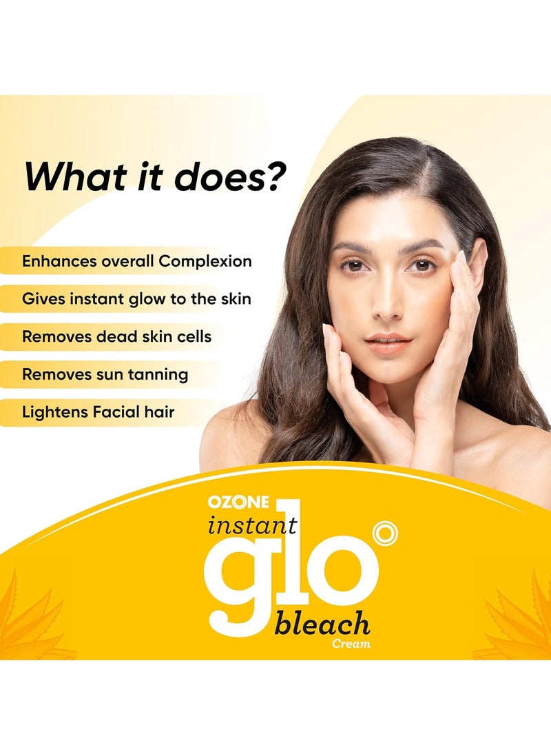 أوزون كريم التبييض الفوري من أوزون | خلاصة الصبار والكركم | تفتيح سريع وفعال للرجال والنساء | 250 جرام - Image 2
