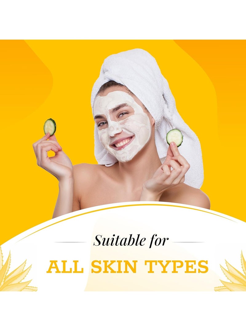 أوزون كريم التبييض الفوري من أوزون | خلاصة الصبار والكركم | تفتيح سريع وفعال للرجال والنساء | 250 جرام - Image 4