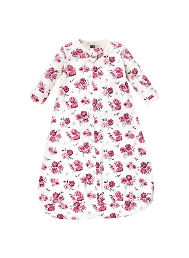 Hudson Baby Unisex Baby Cotton Long-Sleeve Wearable Sleeping Bag, Sack, Blanket, Rose, 12-18 Months - Image 3