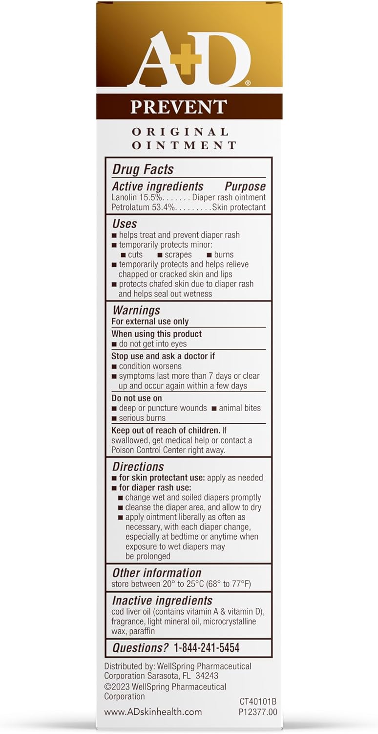 A + D Original Ointment, 4 Ounce (Pack of 2) - Image 2