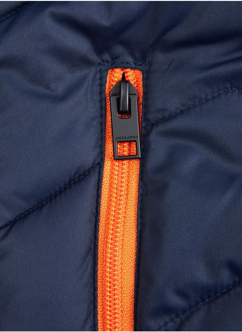 Jack & Jones Junior - Youth Zippered Puffer Gilet - Image 1