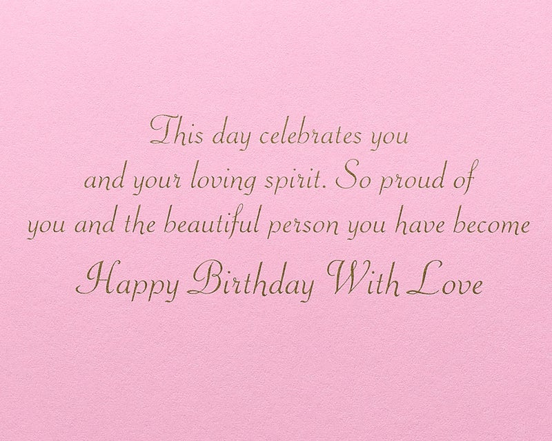 Papyrus Birthday Card for Daughter (Loving Spirit) - Image 3