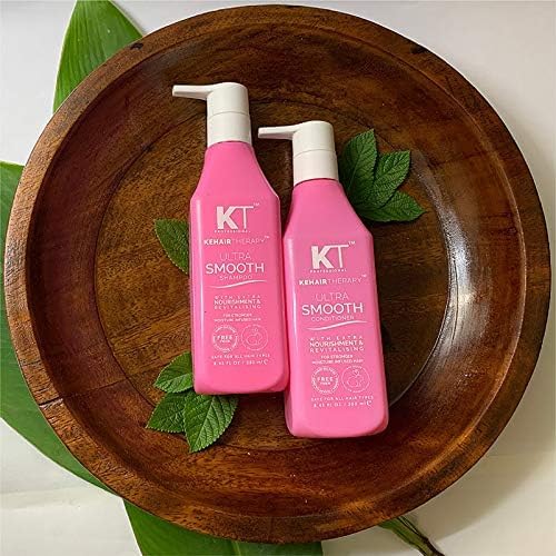 KT Professional SulfateFree Ultra Smooth Conditioner for Chemically Treated Hair Deep Nourishment Frizz Control With Keratin Natural Oils 250ml - Image 5