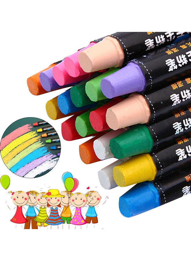 NIBEMINENT 20-Piece Water-soluble Dustless Chalk Set Multicolour - Image 2