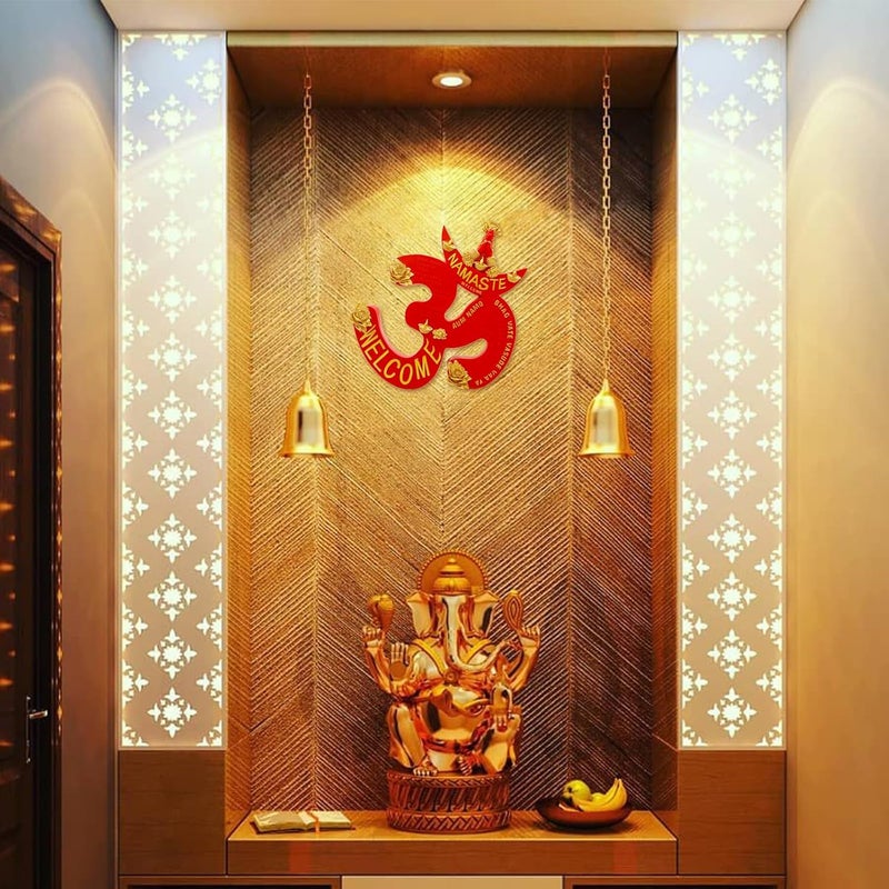 alikiki ديكور حائطي هندوسي مع ناماستي - Image 4