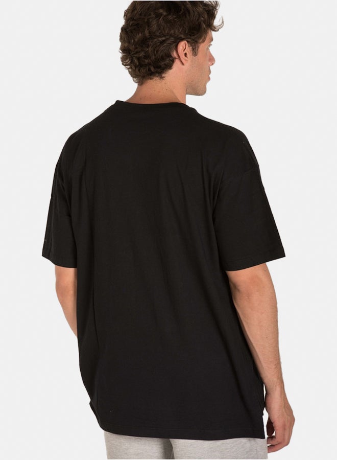 Marco Bergamo BLACK T-SHIRT WITH PRINT - Image 5