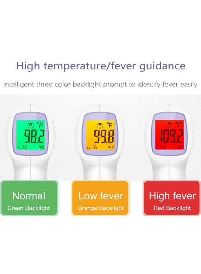 Gonice One-Click Non-Contact Infrared Thermometer with 3-Color Fever Alert, 1-Second Measurement & Multi-Use Function - Image 4