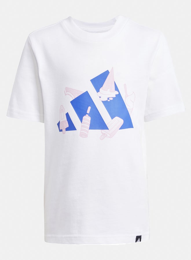 Adidas Lounge Ice Graphic T-Shirt Kids - Image 2