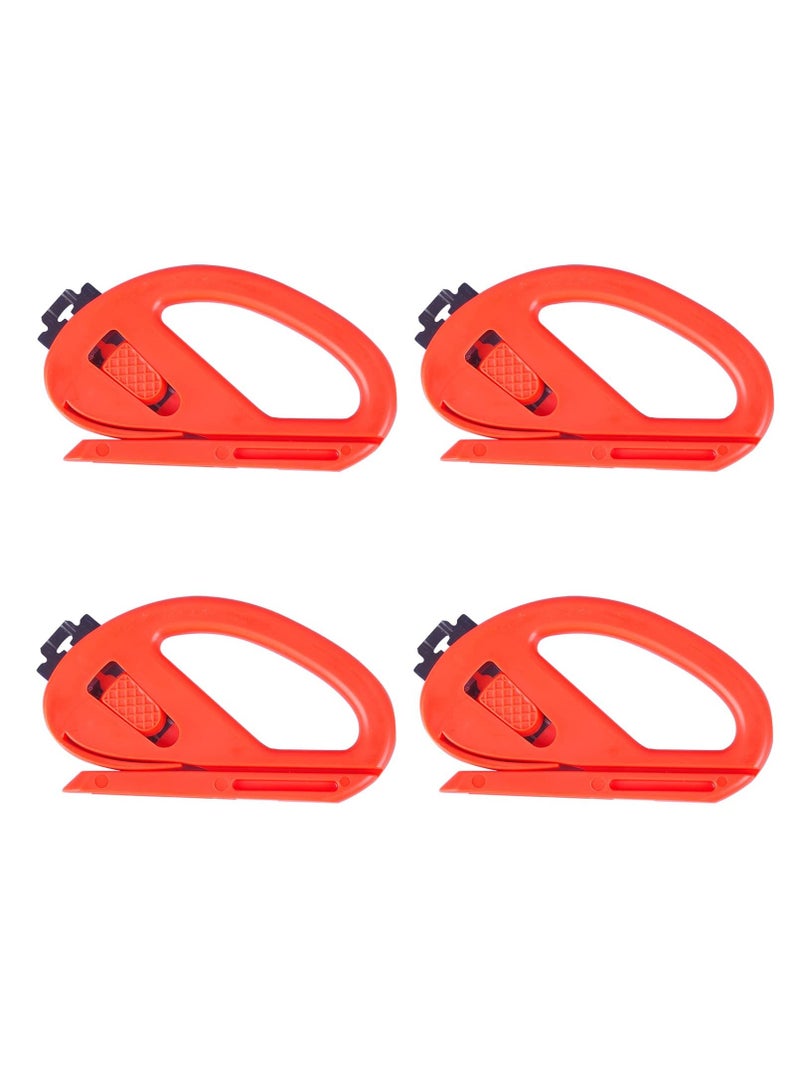 4-Pack Safety Cutter Set, Vinyl Film Cutting Tool for Paper, Carbon Fiber, and Auto Styling Film - Ideal for Car Packaging and Precision Cutting. - Image 1