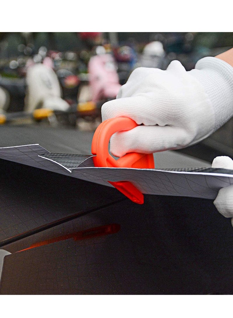 4-Pack Safety Cutter Set, Vinyl Film Cutting Tool for Paper, Carbon Fiber, and Auto Styling Film - Ideal for Car Packaging and Precision Cutting. - Image 4