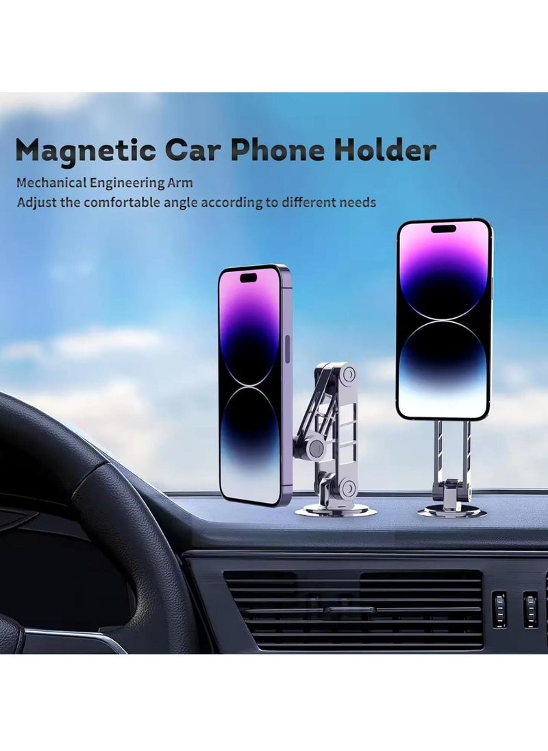 JAJEEK "Universal Car Phone Holder Mount for iPhone 16 Pro – 20 Strong Magnets & 360° Rotation (Black)" - Image 4