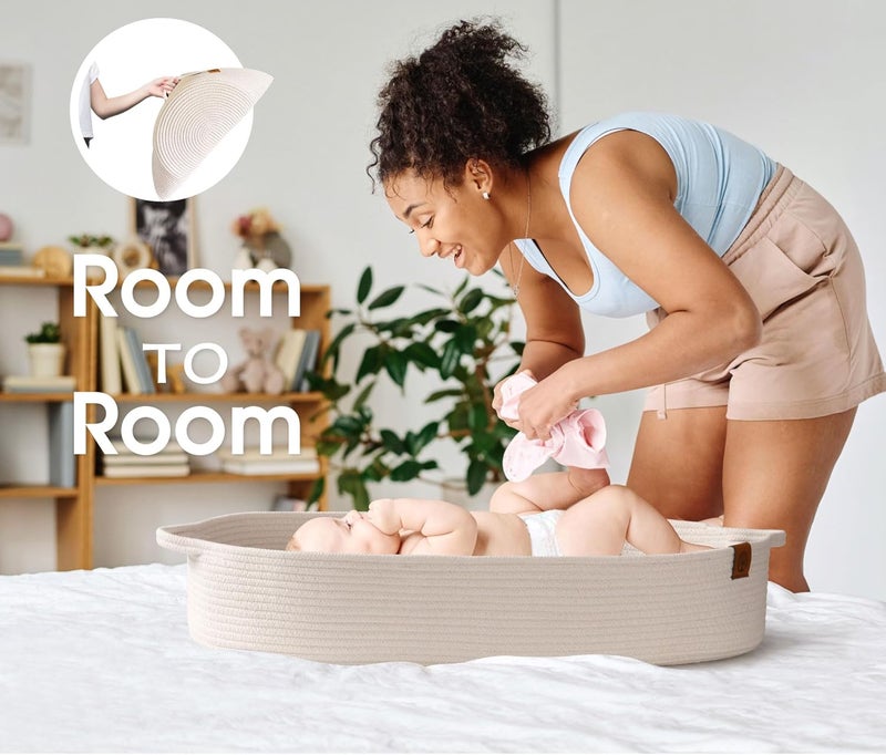 JJOO J&JOO Baby Changing Basket with Diaper Caddy - Image 4