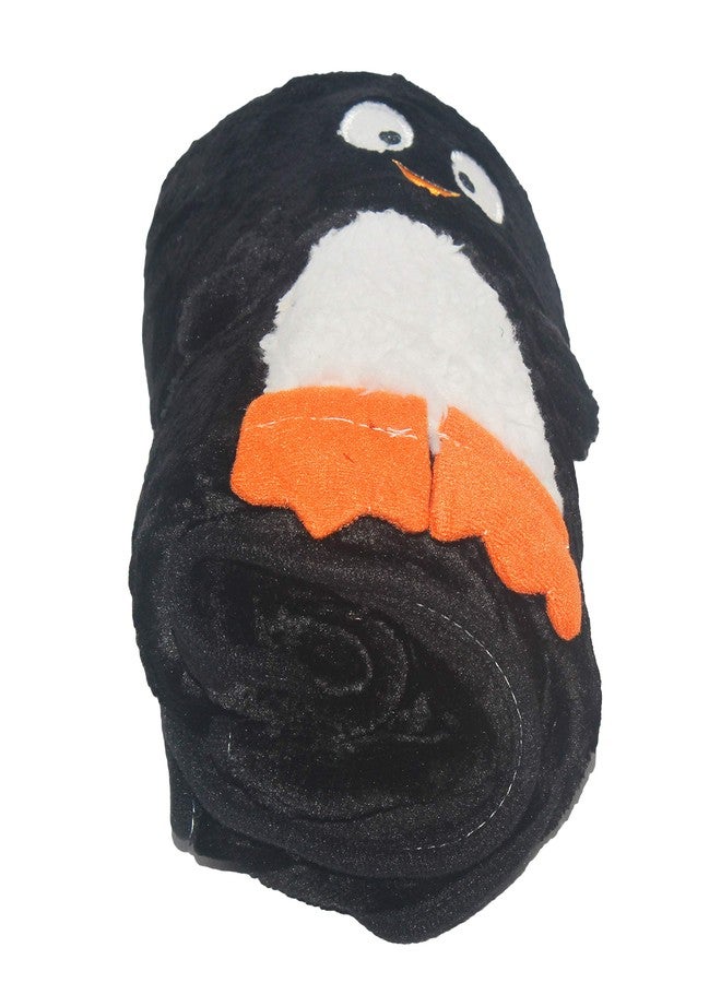 JADES : Christmas Theme Baby Blanket - Penguin - Image 3