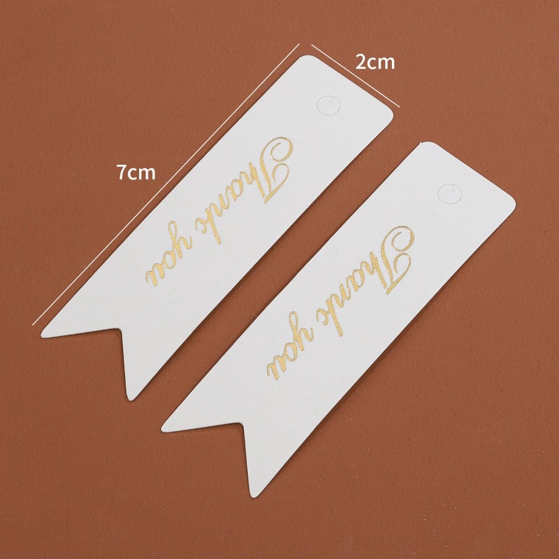 Packaging Hanging Cards Thank You Small Tags Kraft Paper Baking Gift Packaging Labels - Image 4