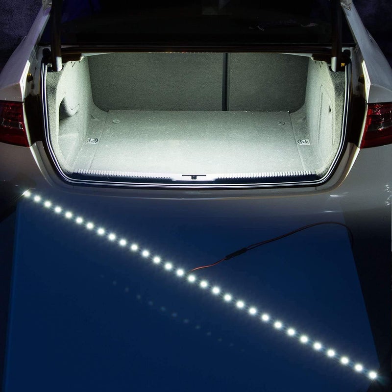 RYE Universal Car Boot Lighting Accessory 30 SMD 5050 LED Strip Light - Xenon White - Image 1
