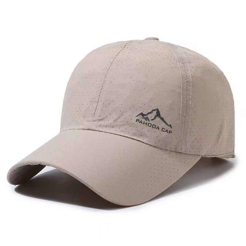 Summer Outdoor Sunshade Quick-Drying Hat Men'S And Women'S Travel Breathable Punched Full Mesh Baseball Cap Peak Cap - Image 4