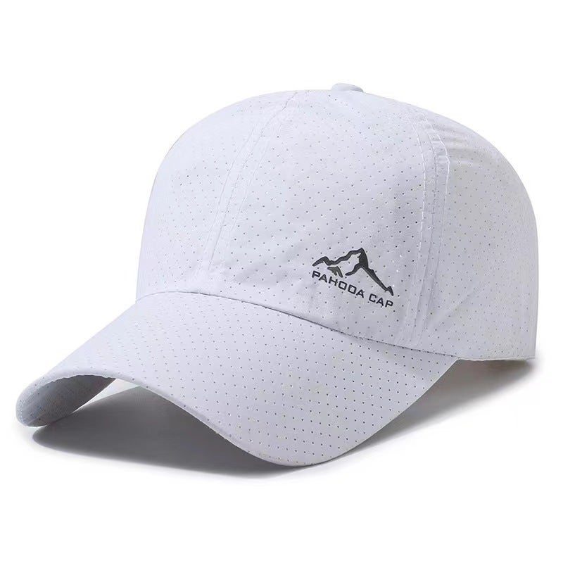 Summer Outdoor Sunshade Quick-Drying Hat Men'S And Women'S Travel Breathable Punched Full Mesh Baseball Cap Peak Cap - Image 1