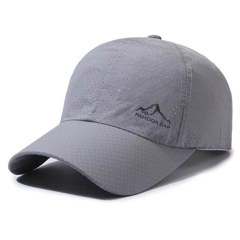Summer Outdoor Sunshade Quick-Drying Hat Men'S And Women'S Travel Breathable Punched Full Mesh Baseball Cap Peak Cap - Image 5