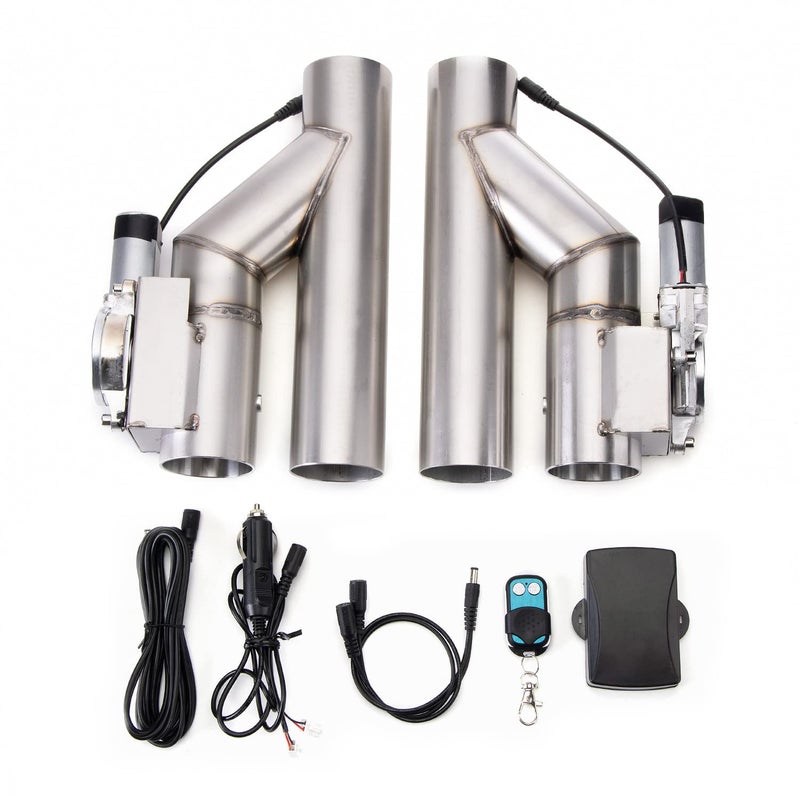 Stainless Steel 25 Inch Exhaust Y Pipe 2pcs