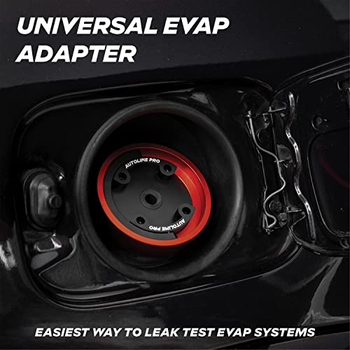AutoLine Pro Universal Gas Cap Adapter For Easy EVAP Leak Testing - Includes Fuel Flap Bypass Opener Cylinder - For Automotive Smoke Machine Leak Detector - Image 2