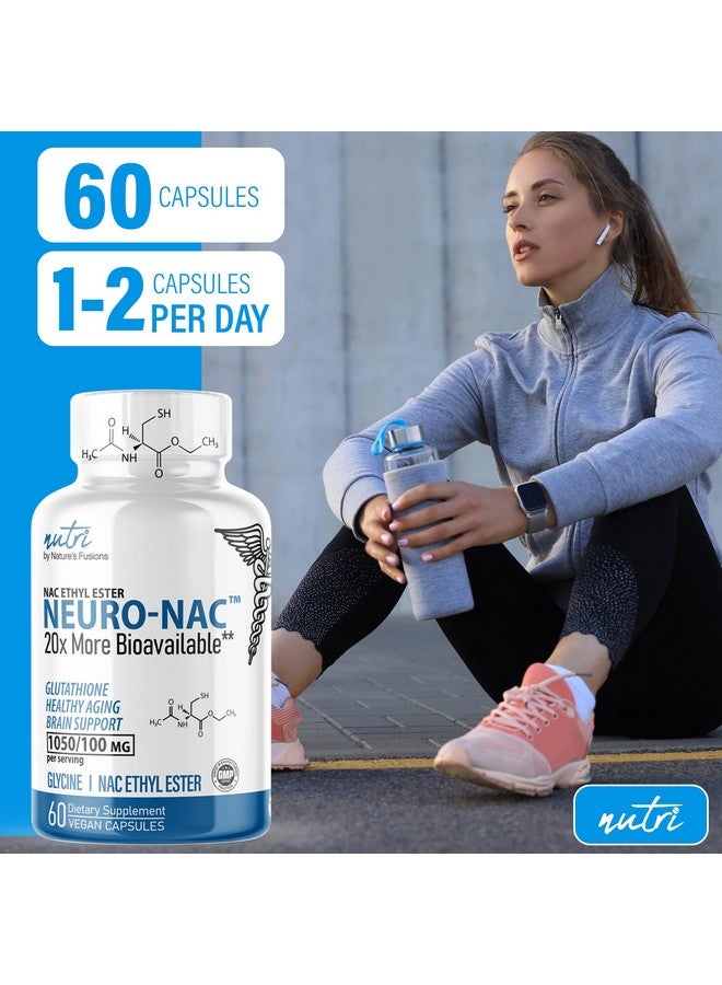 Nature's Fusions Neuro NAC Supplement N-Acetyl Cysteine Ethyl Ester (Pack of 2)- 20x More Bioavailable Than NAC 600 mg - Boost Glutathione 10x More Than Liposomal Glutathione - 120 Capsules - Image 5