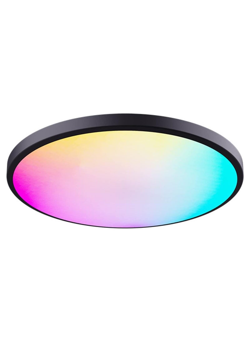 Arabest Ceiling Lamp Led Lights Modern Full Color Dimming, Remote Control, Intelligent Voice Control, Smart Timmer, Bedroom Round Ceiling Lamp Ceiling Light Led  - Image 1