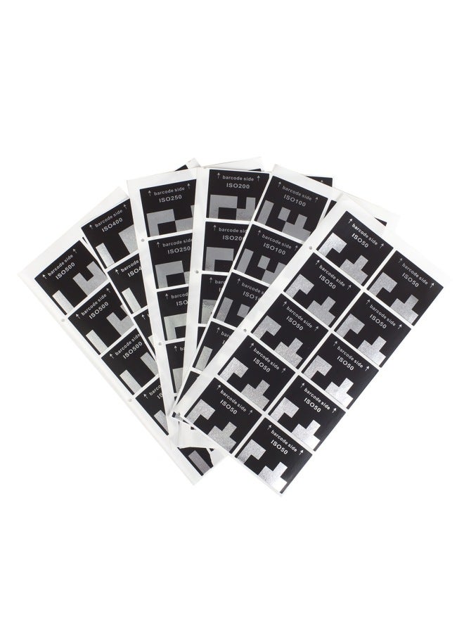 Generic ISO Photosensitive Barcode DX Coded Sticker 135 Film Disc Film Sub-packaging Film Cassette Dot Camera Identification-Body Color:You Can Freely Combine Notes Or Contact Customer Service  - Image 1