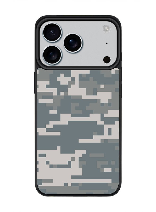 Stylizedd iPhone 17 Pro Case, [Compatible with MagSafe] Slim Magnetic cover Phone Case iPhone 17 Pro -Digital Camo - Image 1