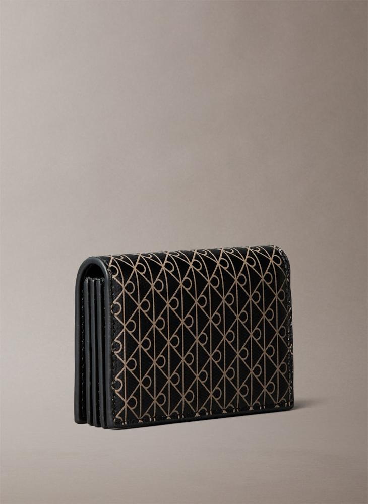 CALVIN KLEIN Monogram Logo Accordion Card Holder - Image 2