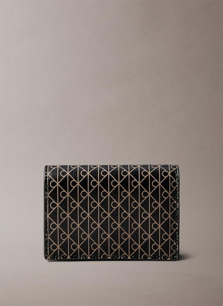 CALVIN KLEIN Monogram Logo Accordion Card Holder - Image 1